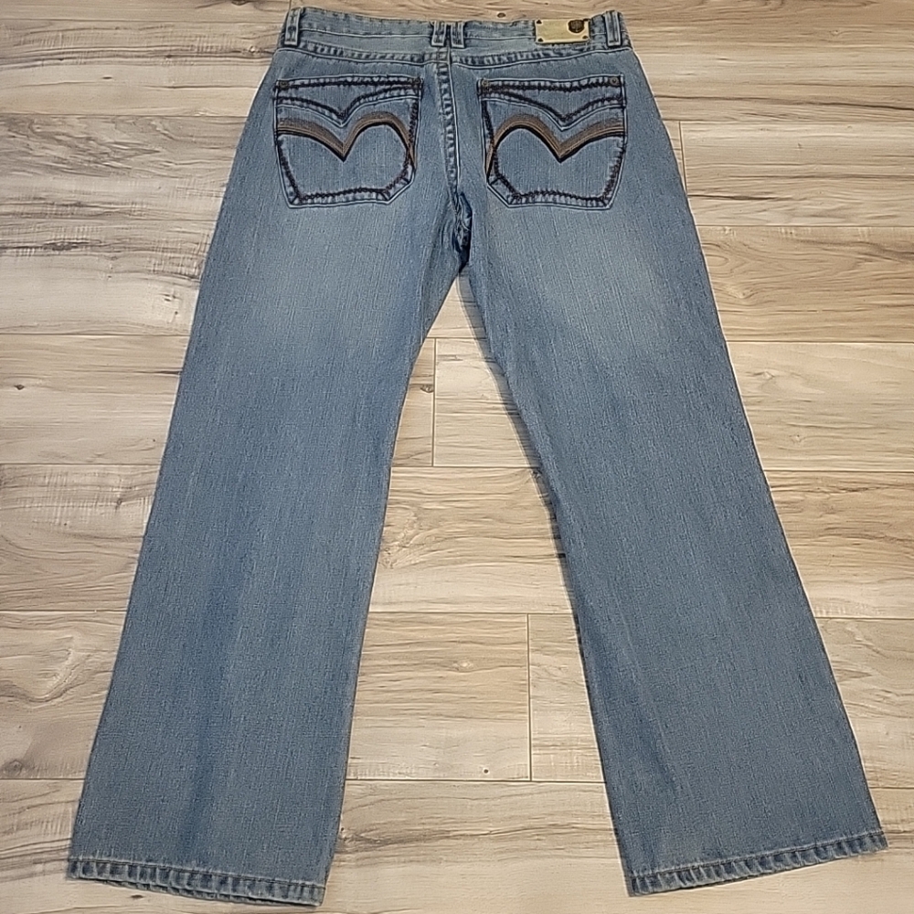 Vintage PACO Jeans Mens 36X31 Blue Baggy Y2K Loose Denim Hip‎ Hop Throwback